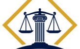 justice law icon design. law firm icon design. attorney icon