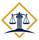 justice law icon design. law firm icon design. attorney icon